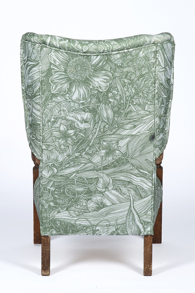 Jungle Tangle Sage Wooden Armchair / image 2