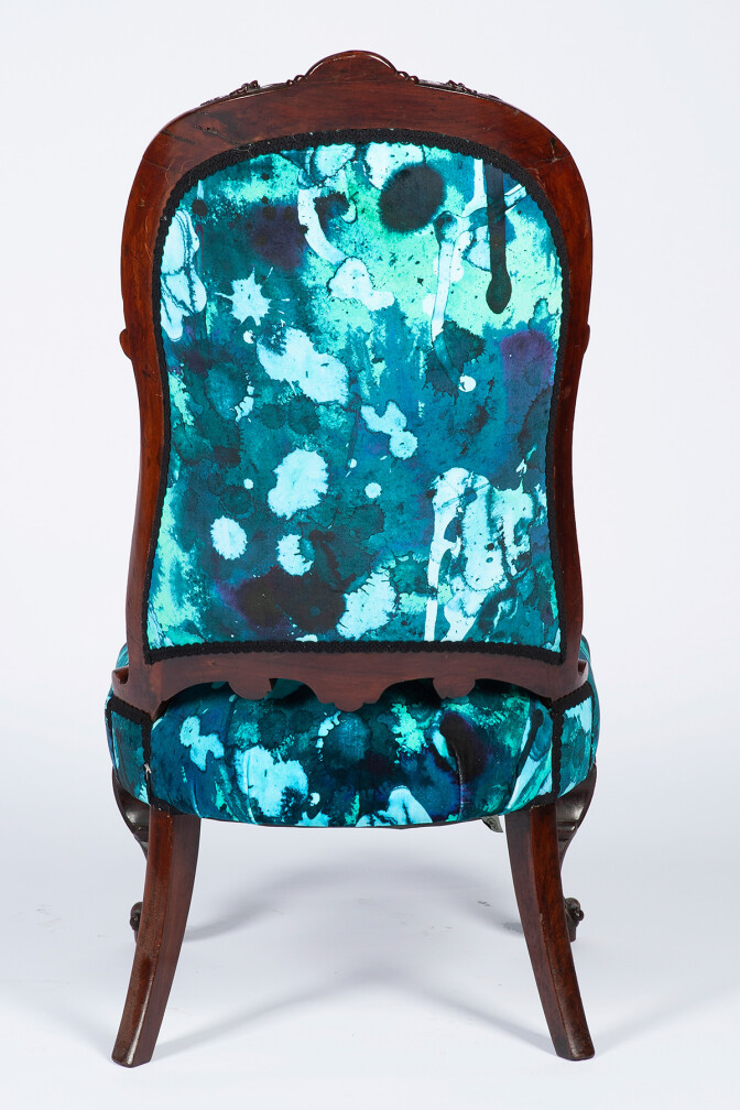 Storm Blotch Victorian Nursing Chair / image 3