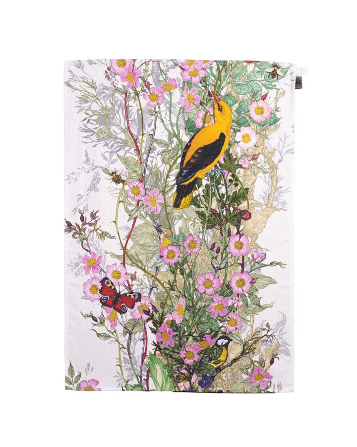 Golden Oriole Tea Towel