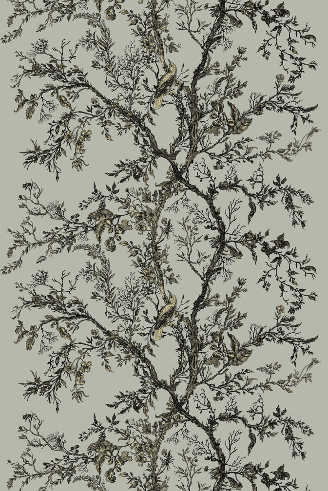 Golden Oriole Velvet Fabric