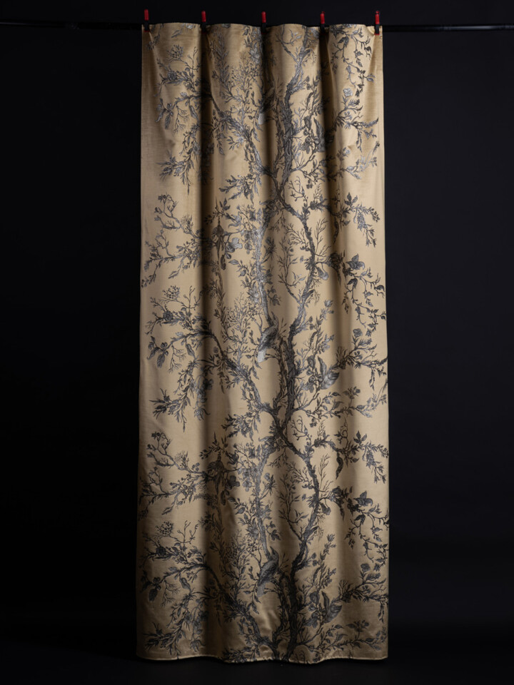 Golden Oriole Velvet Fabric / image 3