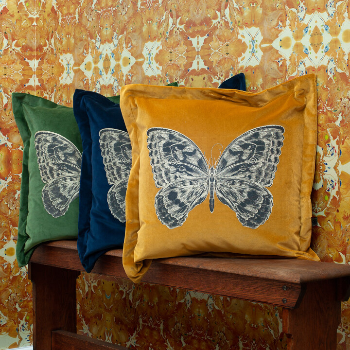 Butterfly Velvet Cushion / image 3