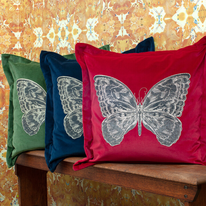 Butterfly Velvet Cushion / image 3