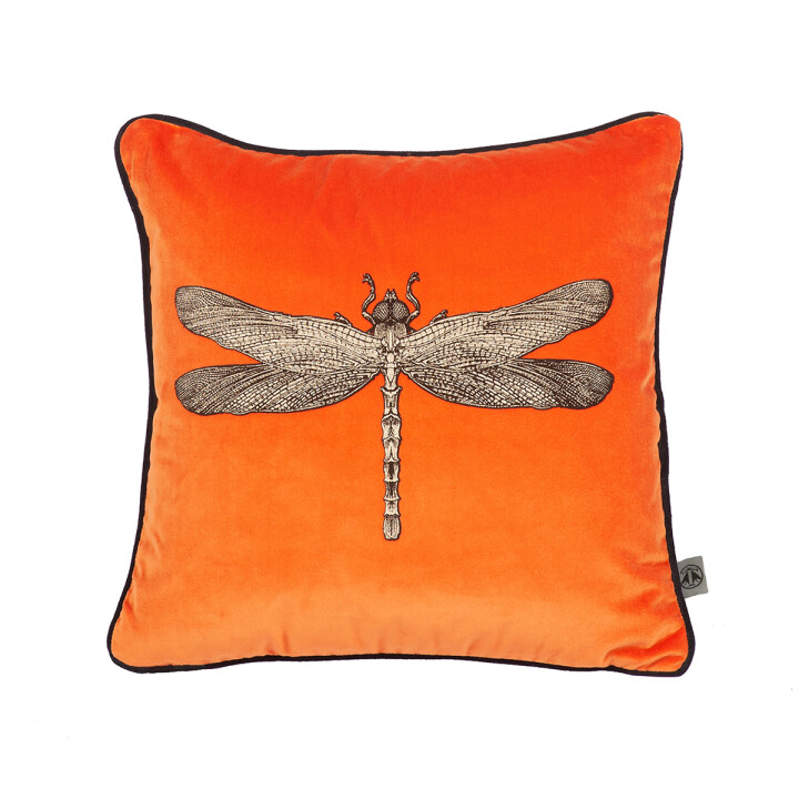 Dragonfly Velvet Cushion / image 1