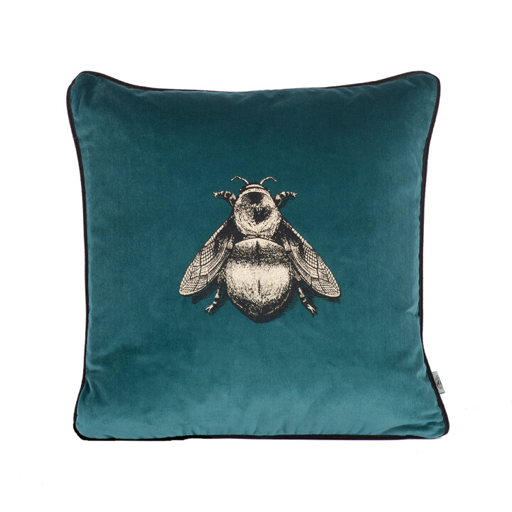 Small Napoleon Bee Velvet Cushion / image 1