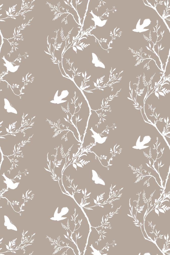 Birdbranch Stripe Wallpaper
