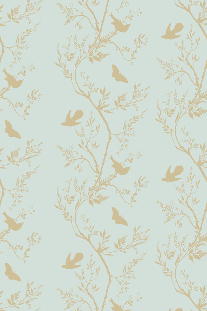 Birdbranch Stripe Wallpaper / image 1