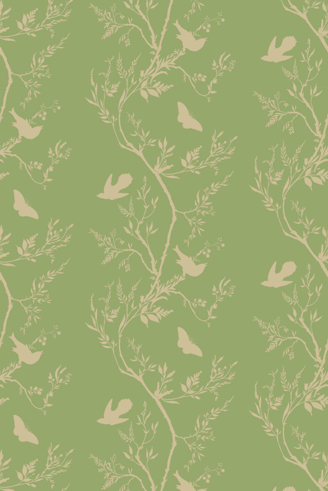 Birdbranch Stripe Wallpaper / image 1