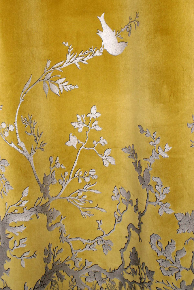 Birdbranch Velvet Panel Fabric / image 2