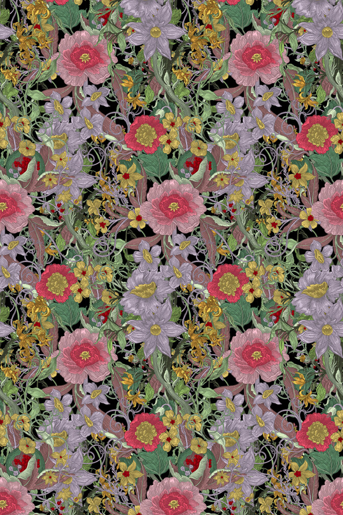 Berkeley Blooms Wallpaper / image 1