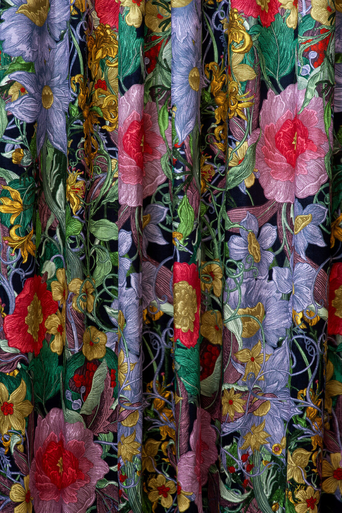 Berkeley Blooms Velvet Fabric / image 3