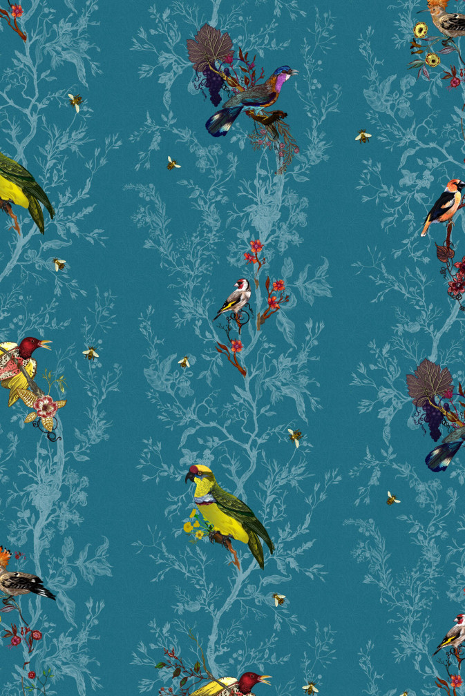 Birds N Bees Mica Wallpaper / image 1