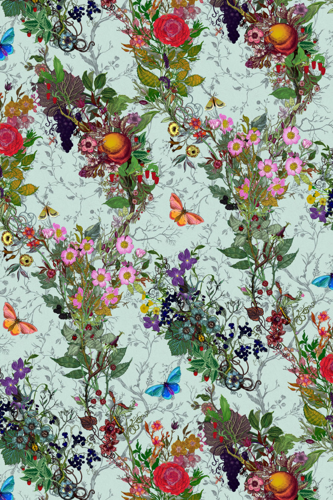 Bloomsbury Garden Mica Wallpaper / image 1