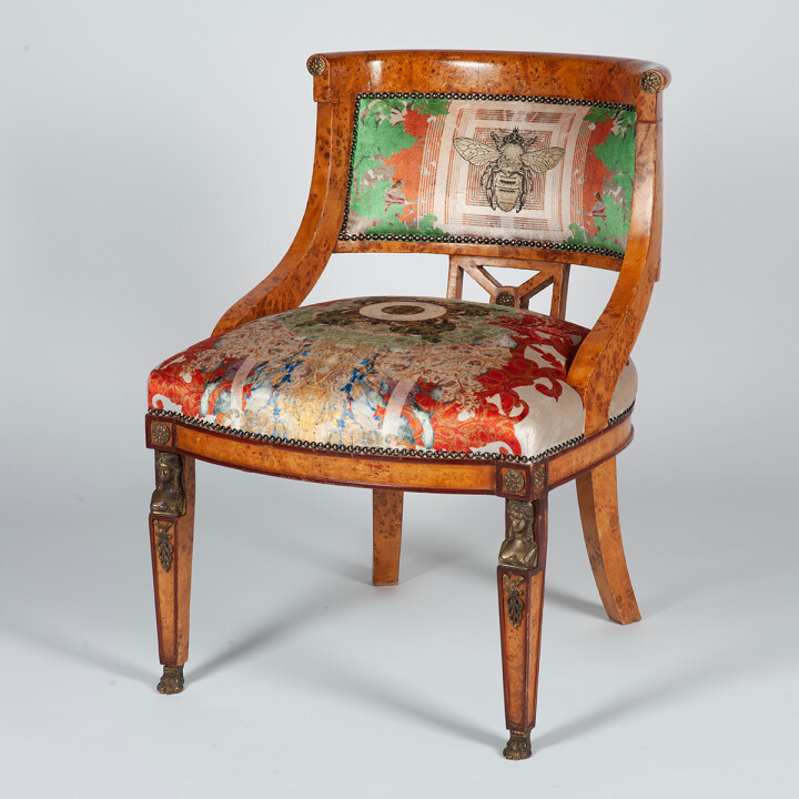 Totem Damask Groove Box Ornate Chair / image 1