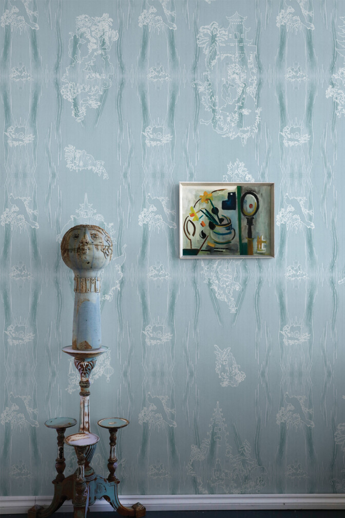 Chinoiserie Scenic Wallpaper / image 3