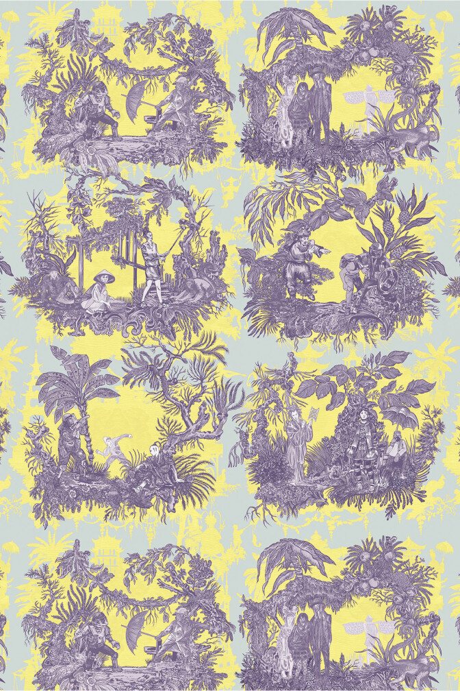 Chinoiserie Toile Wallpaper / image 1