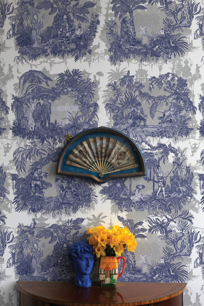 Chinoiserie Toile Wallpaper / image 2