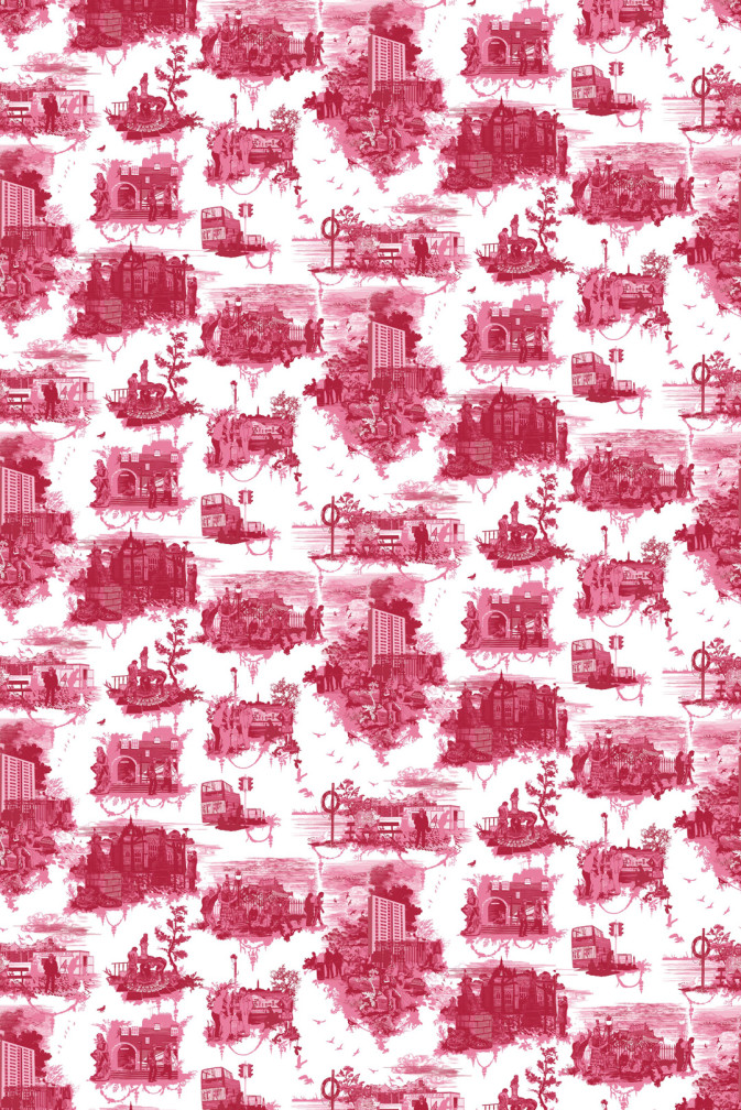 Edinburgh Toile Wallpaper / image 1