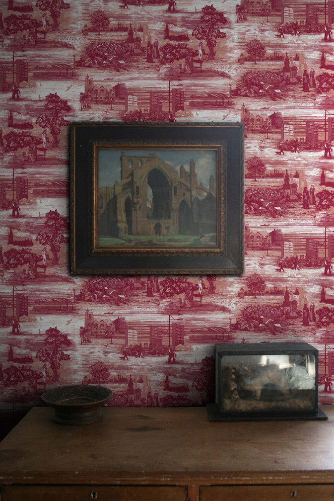 Glasgow Toile Wallpaper / image 3