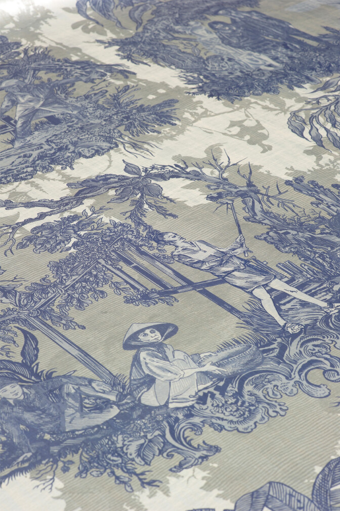 Chinoiserie Toile Wallpaper / image 3