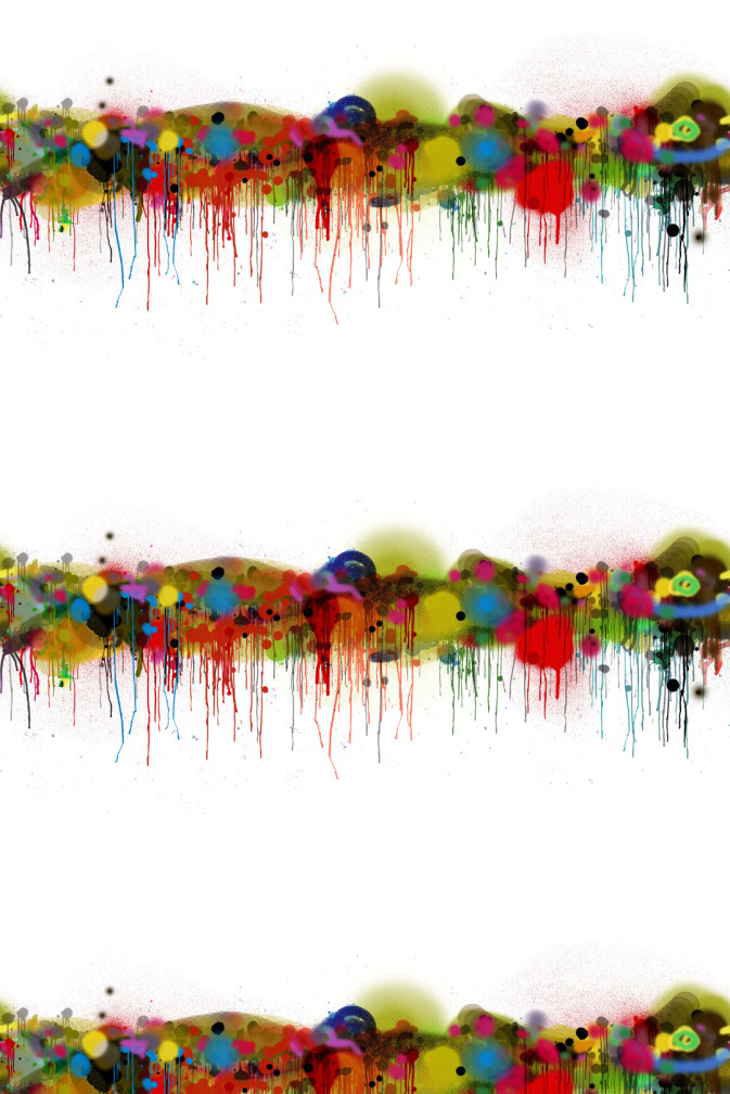 Graffiti Horizon Superwide Wallpaper