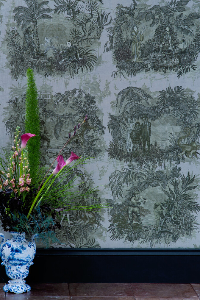 Chinoiserie Toile Wallpaper / image 3