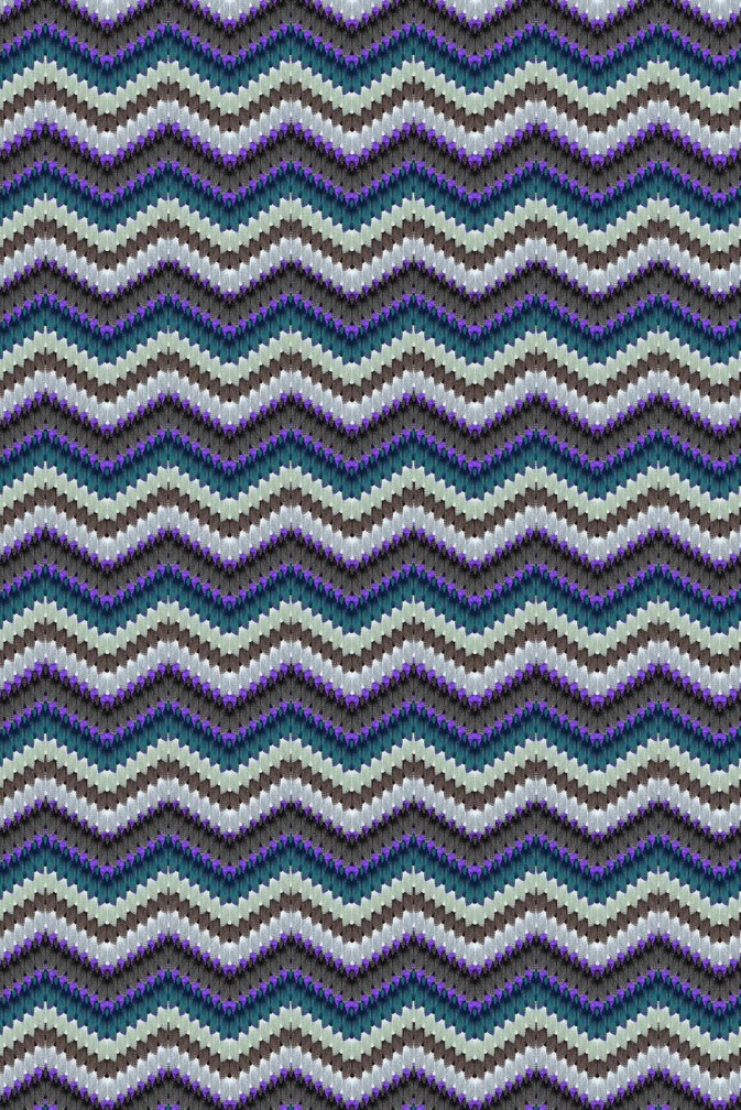 Zig Zag Moth Fabric / image 1