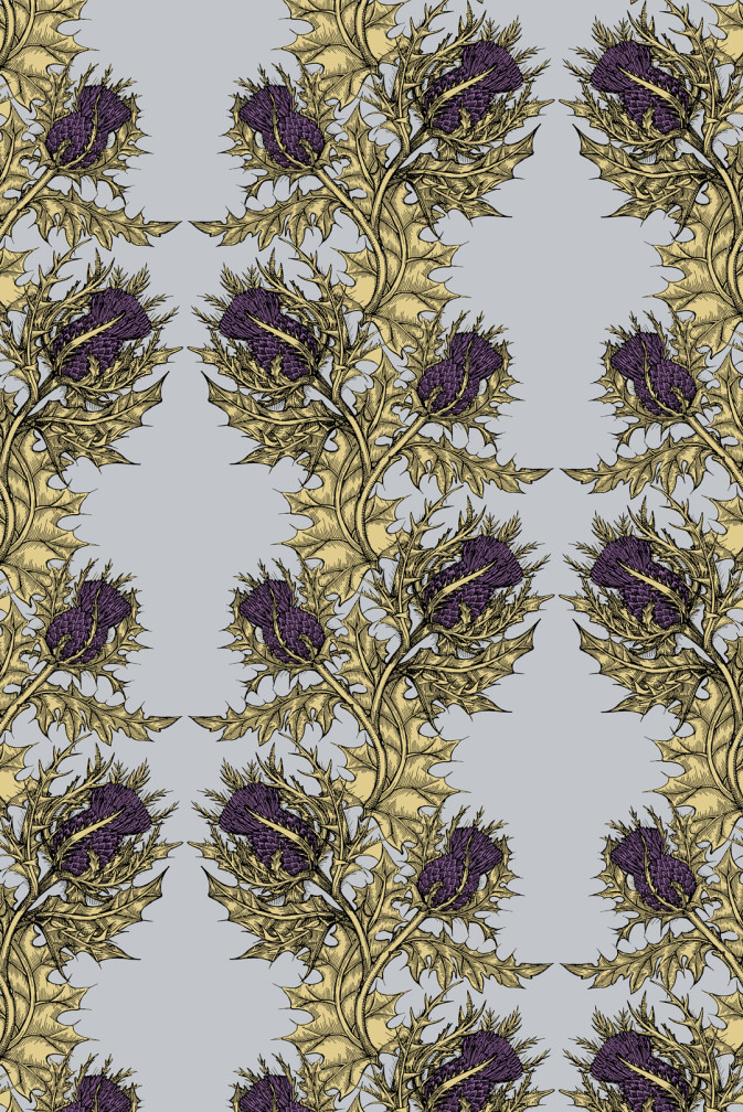 Grand Thistle Wallpaper