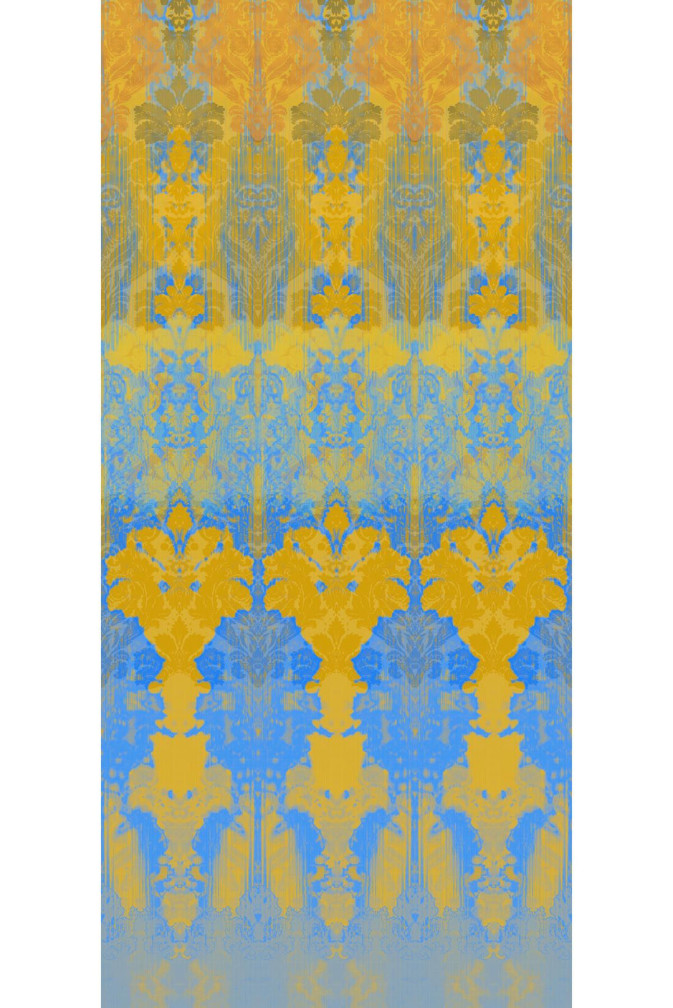 Ikat Damask Wallpaper Panel / image 1