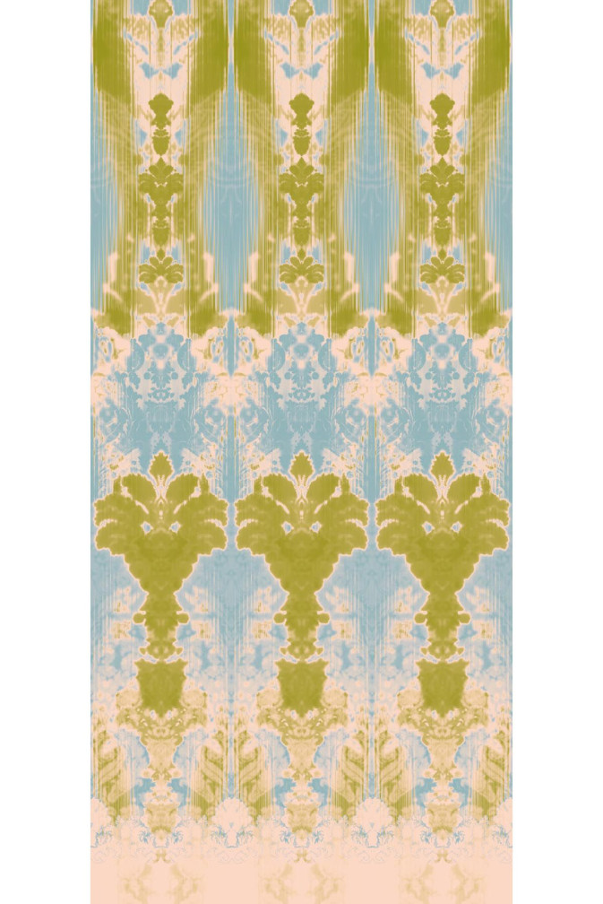 Ikat Damask Wallpaper Panel / image 1