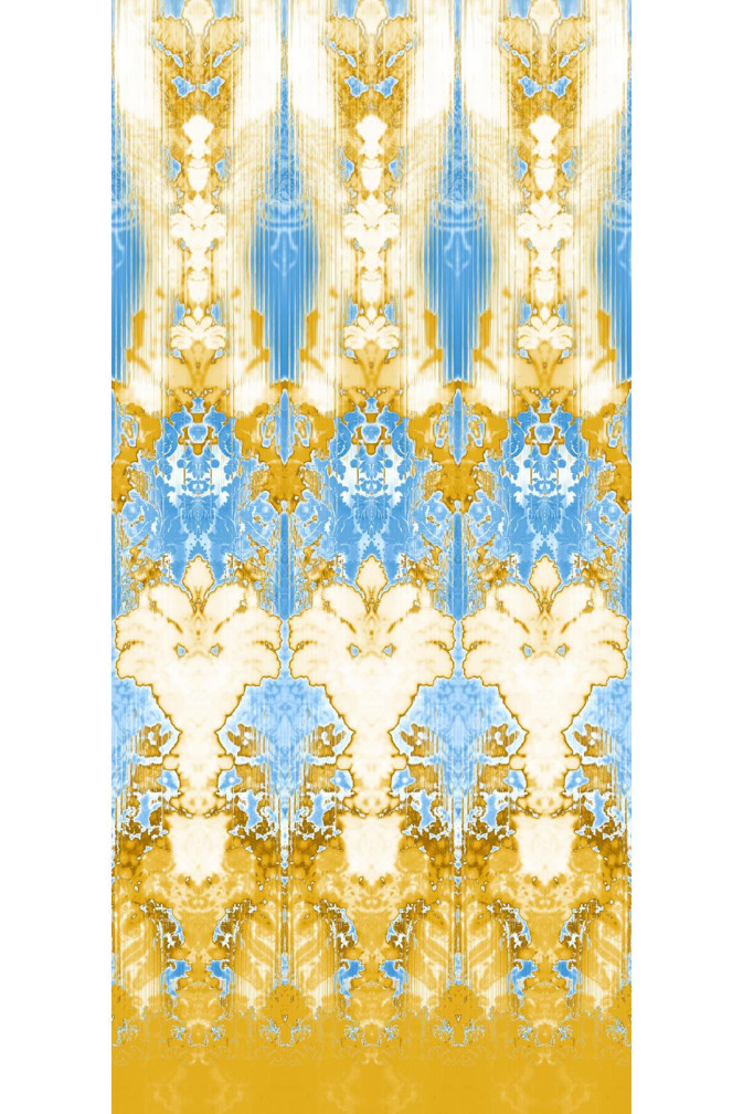 Ikat Damask Wallpaper Panels / image 1