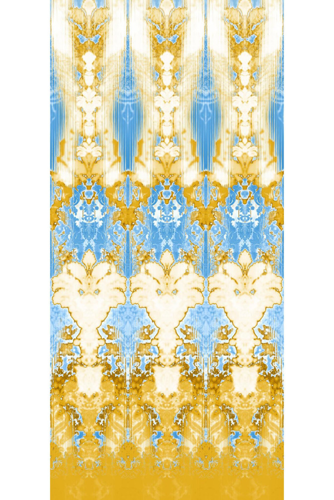 Ikat Damask Wallpaper Panel / image 1