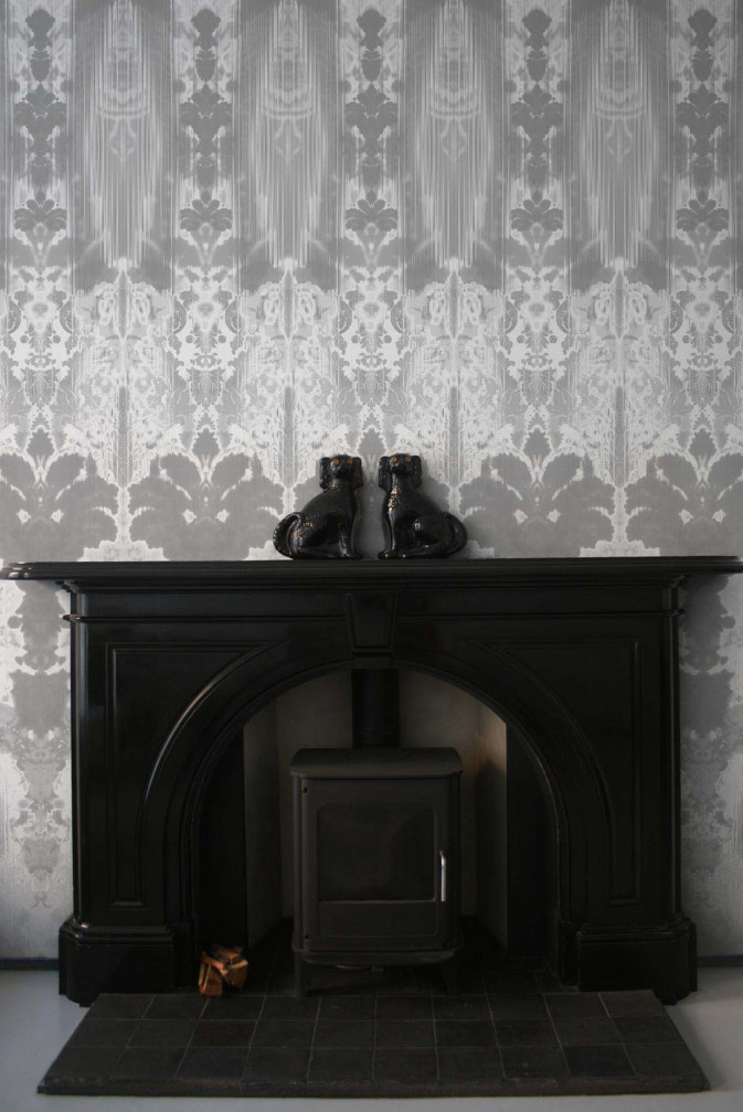 Ikat Damask Wallpaper Panel / image 4