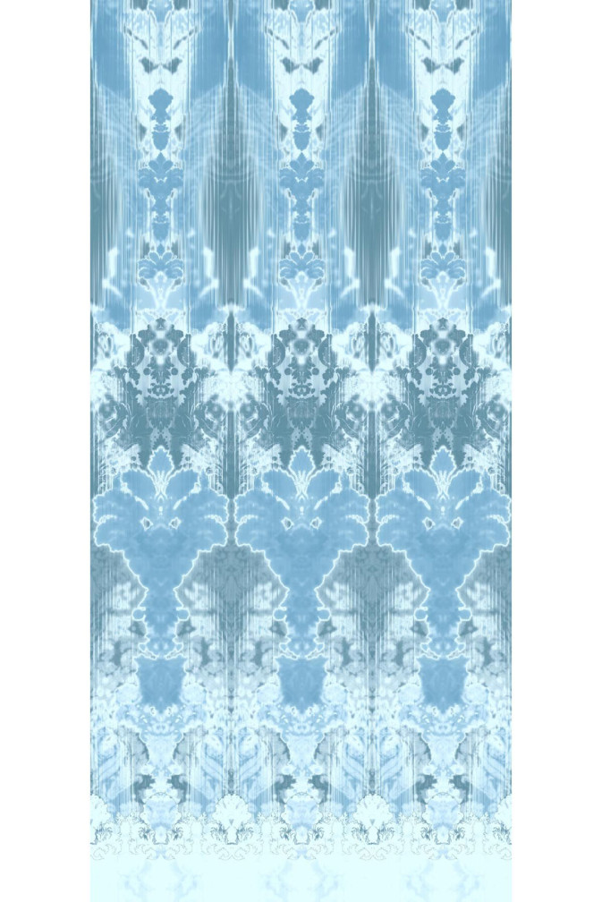 Ikat Damask Wallpaper Panel / image 1