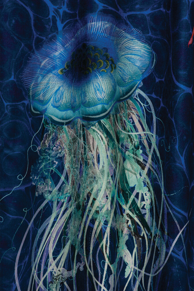 Jellyfish Velvet Fabric / image 3
