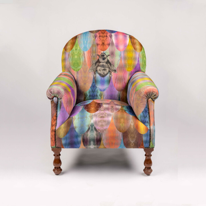 Napoleon Bee On Pangolin Velvet Armchair / image 1