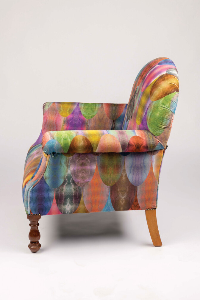 Napoleon Bee On Pangolin Velvet Armchair / image 3