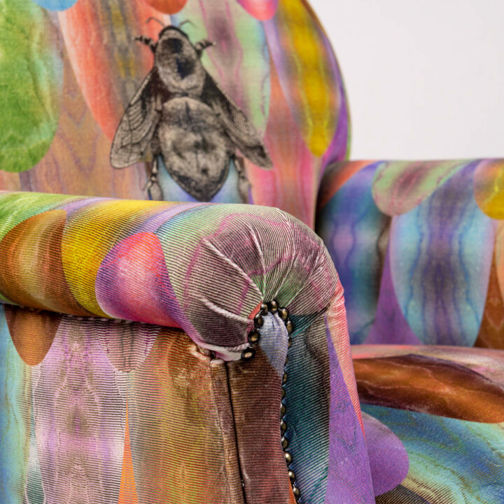 Napoleon Bee On Pangolin Velvet Armchair / image 6