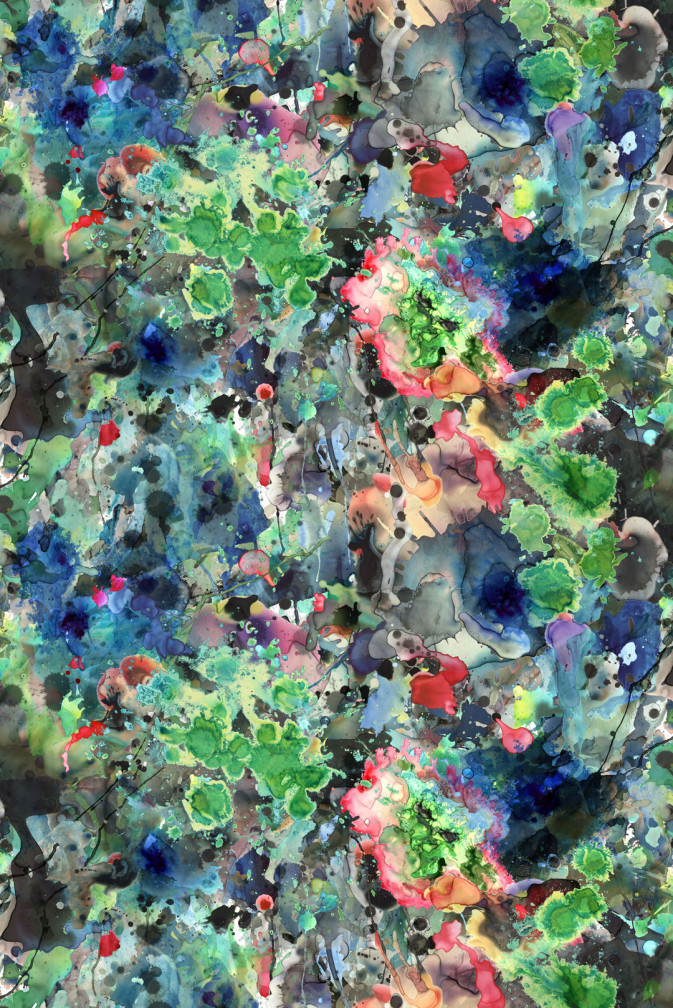 Kaleido Splatt All Over Superwide Wallpaper
