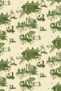 Colour Greens on Cream