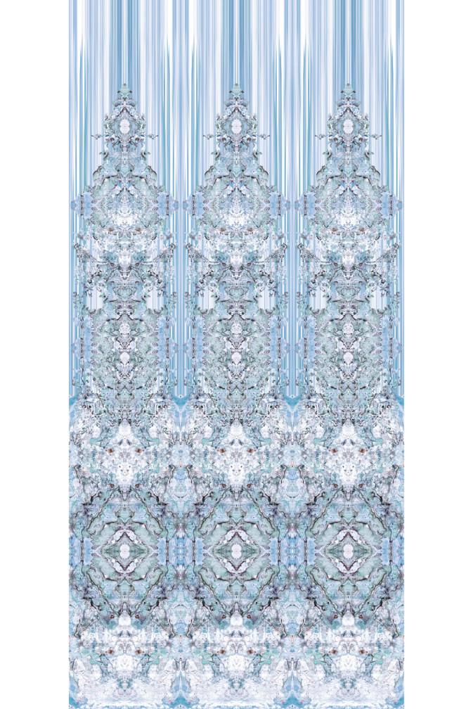 Marble Damask Wallpaper Panels / image 1