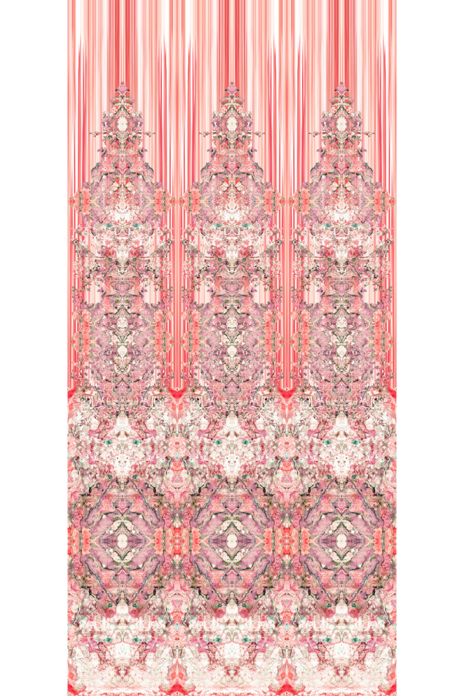 Marble Damask Wallpaper Panels / image 1