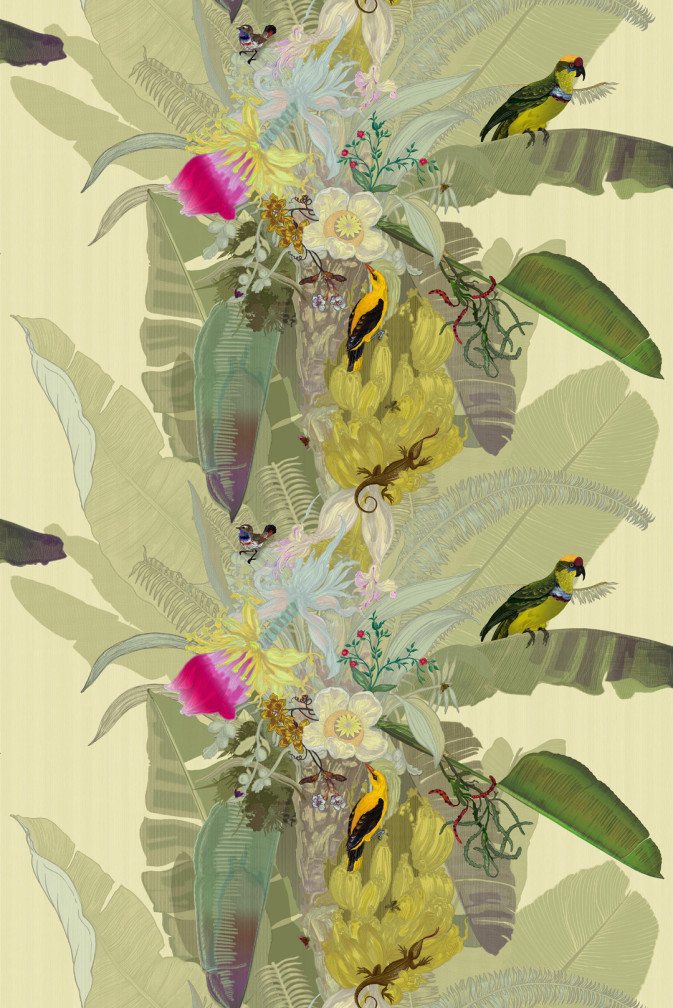 Merian Palm Superwide Wallpaper / image 1