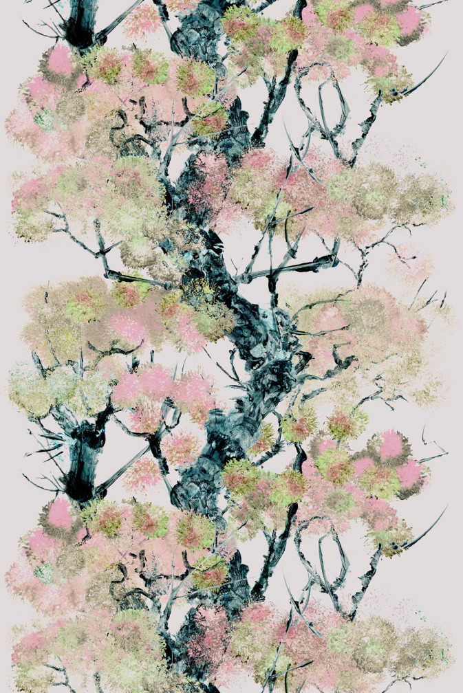 Pinyin Tree Superwide Wallpaper