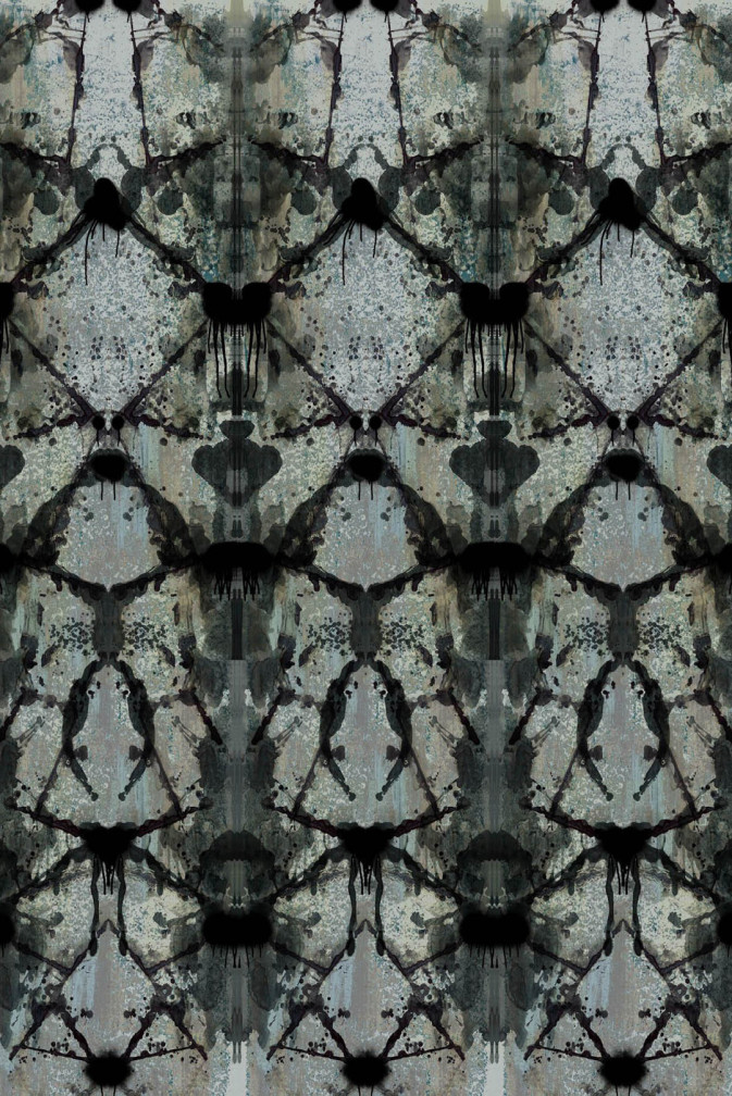 Rorschach Diamond Wallpaper Panel