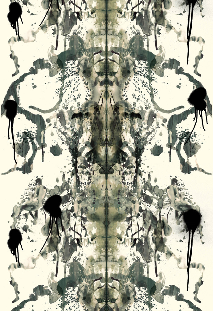 Rorschach Velvet Fabric / image 1