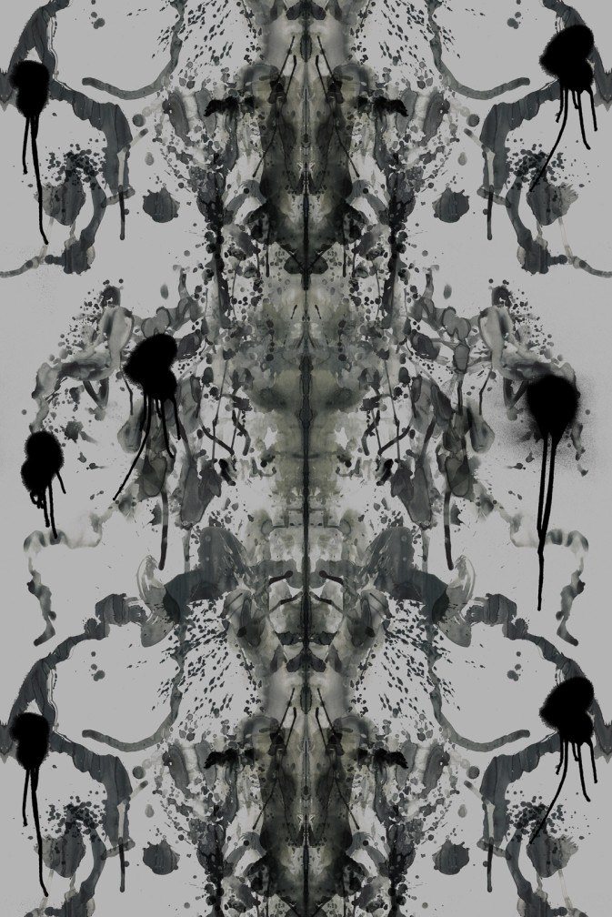 Rorschach Velvet Fabric / image 1