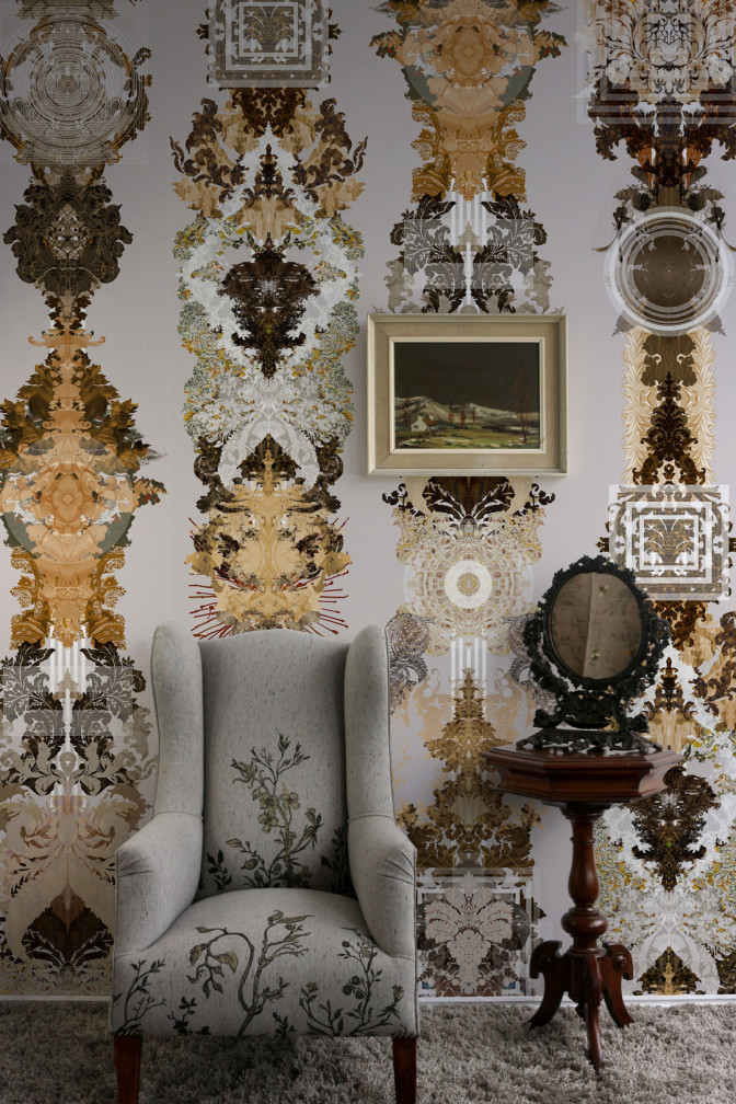 Totem Damask Wallpaper / image 2