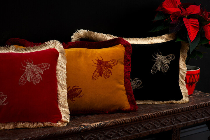Insect Limited Edition Fringed Cushion / image 4
