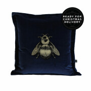 Colour Black & Pale Gold on Navy